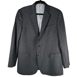 Brooks Brothers Gray Explorer Fitzgerald Fit Wool Sport Coat Blazer Men Size 44R